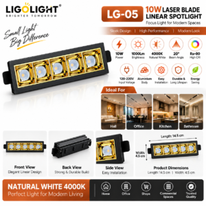 10W LED Laser Blade Linear Spotlight