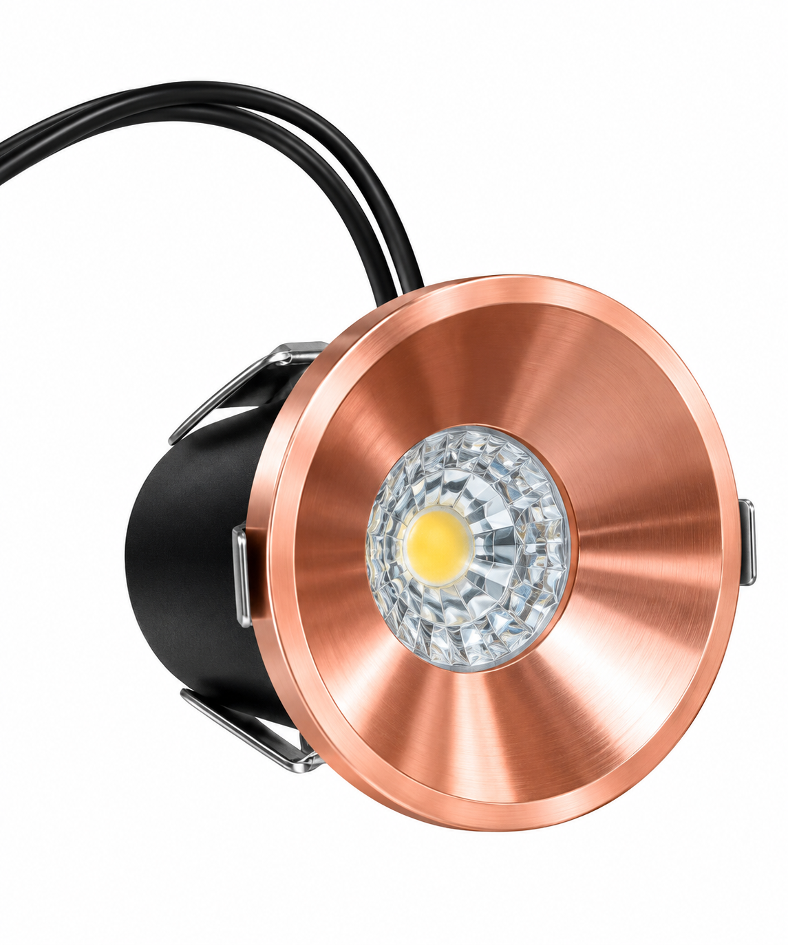 LG-19 3 Watt Rose Gold COB LED Spot Light | 30° Beam Angle | Warm White 3000K | Aluminium Indoor Ceiling Light - Image 4