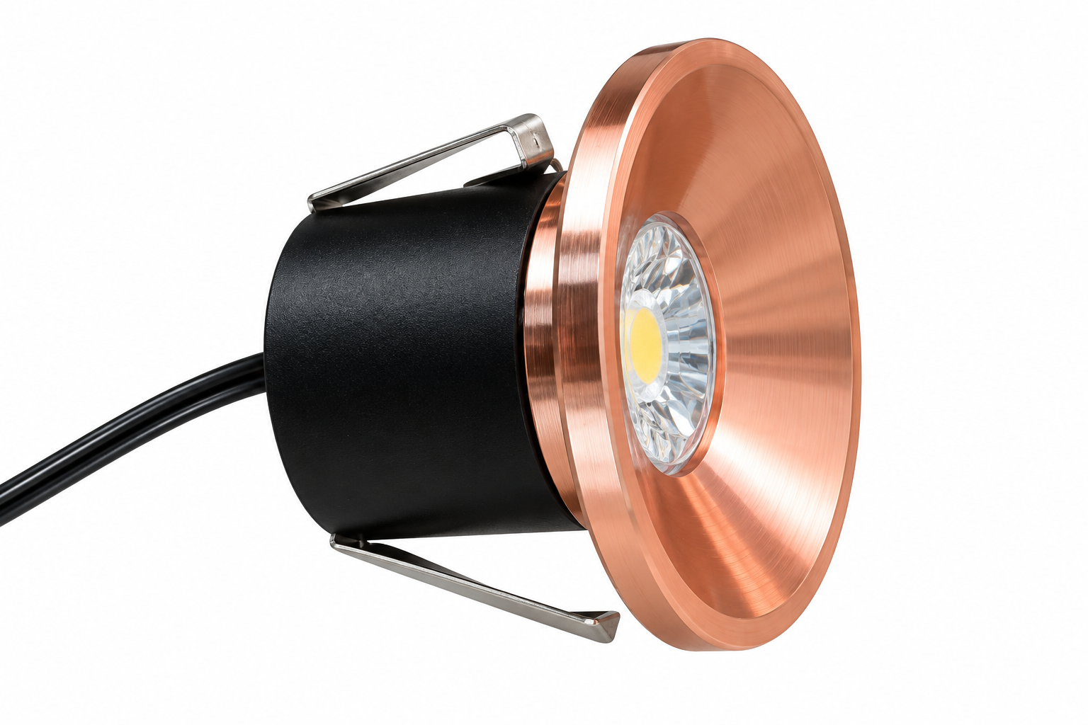 LG-19 3 Watt Rose Gold COB LED Spot Light | 30° Beam Angle | Warm White 3000K | Aluminium Indoor Ceiling Light - Image 5