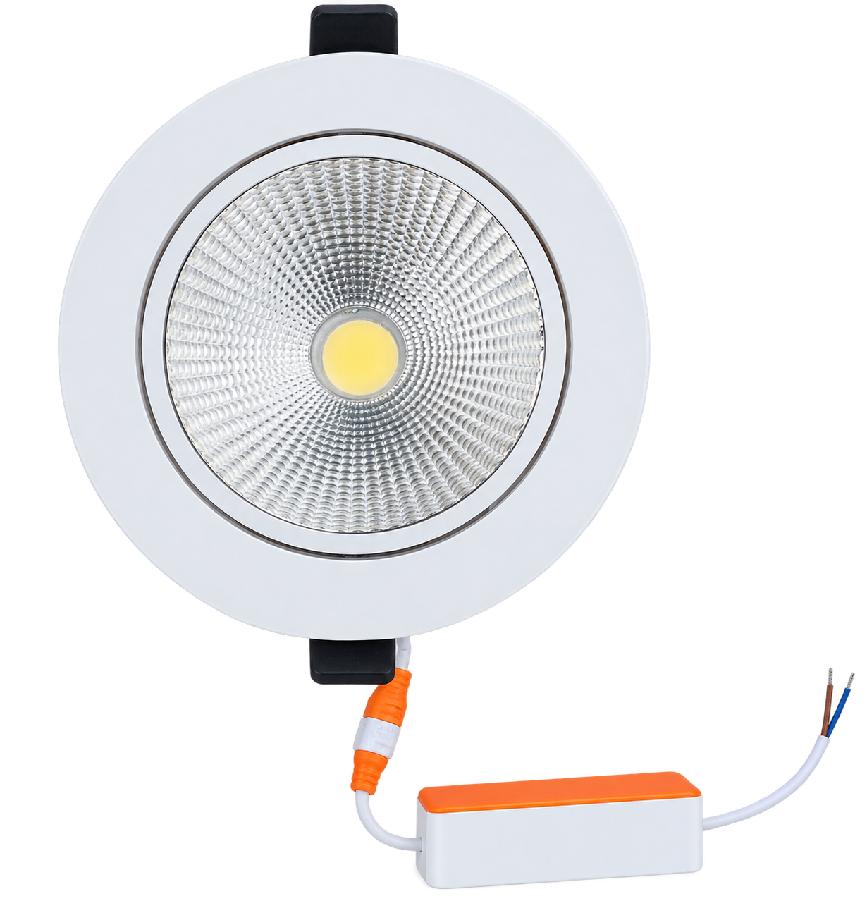 LG-23 30W COB LED Spotlight – Natural White 4000K, 3000 Lumens, 60° Beam Angle, White Aluminium Body - Image 7