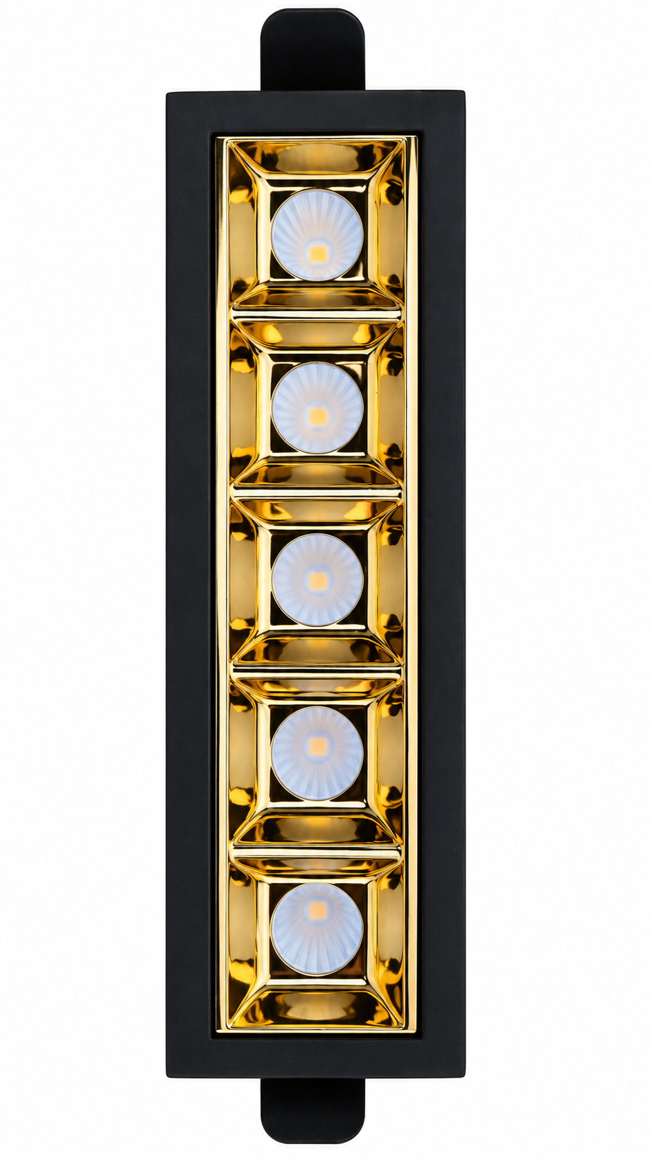 LG-05 10 Watt Laser Blade Linear Spotlight – Black & Gold - Image 5