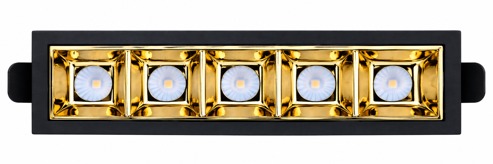 LG-05 10 Watt Laser Blade Linear Spotlight – Black & Gold - Image 3